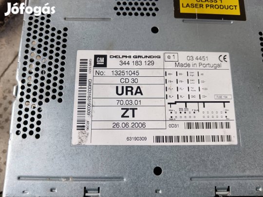 Opel Astra H - Klíma Kompresszor & CD30 fejegység
