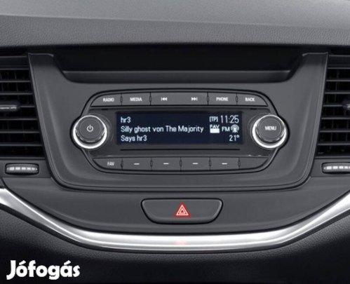 Opel Astra K gyári rádió 2015-től Opel Astra rádió