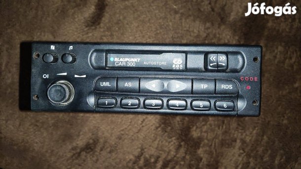 Opel Blaupunkt CAR 300 működő kazettás autórádió kóddal