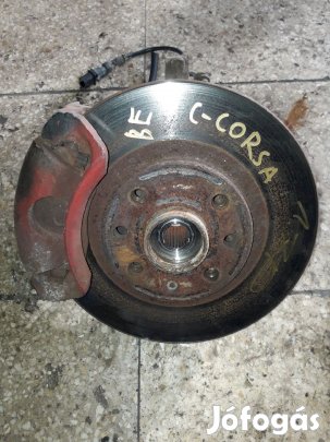 Opel Corsa C Bal Első Csonkállvány Kerékaggyal + Féknyereg + ABS