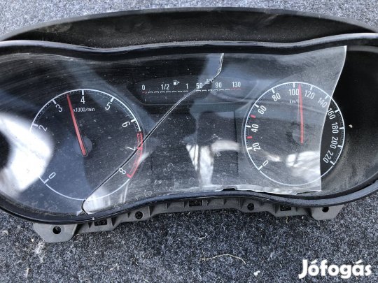 Opel Corsa E km óra csoport 