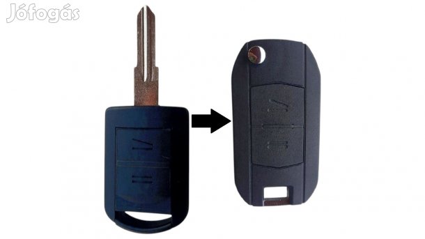 Opel Corsa Meriva Tigra Agila Combo módosított bicskakulcs átalakító