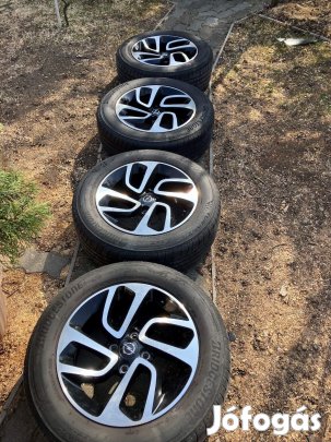 Opel Crossland X 16 colos alufelni Bridgestone 205/60 R16 nyári gumi