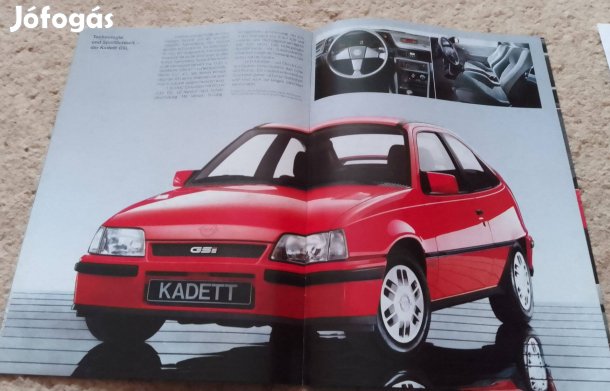 Opel Kadett (1986) prospektus, katalógus
