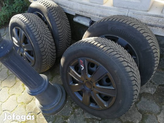 Opel Meriva B lemezfelni garnitúra gumival 