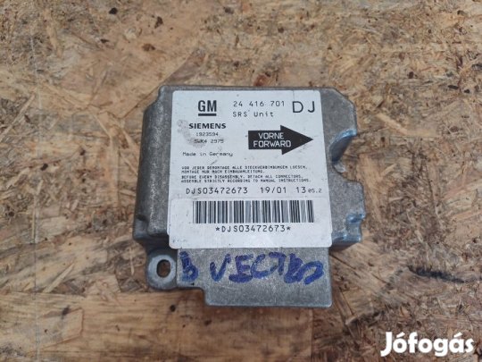 Opel Vectra B (1997-2002) Légzsák Vezérlő Elektronika
