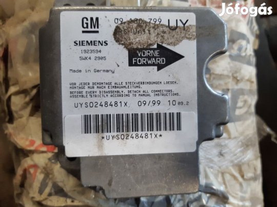 Opel Zafira A (1998-2004) Légzsák Vezérlő Elektronika