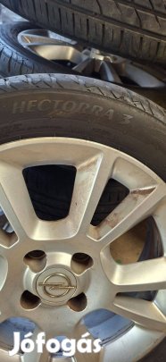 Opel könnyűfém felni + gumi