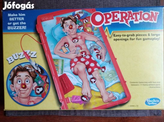 Operáció bontatlan Ügyességi oktató társasjáték Sok mást is hirdetek