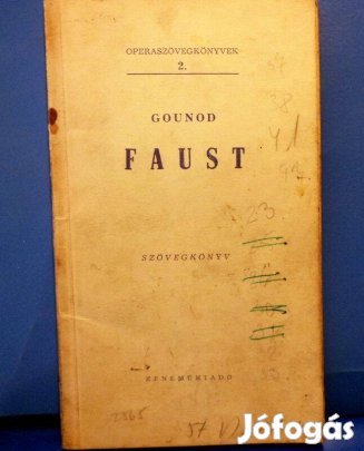 Operaszövegkönyvek sorozat 5 db