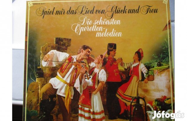 Operett melódiák díszdobozos bakelit lemez album eladó