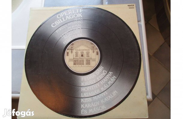 Operettcsillagok bakelit hanglemez eladó