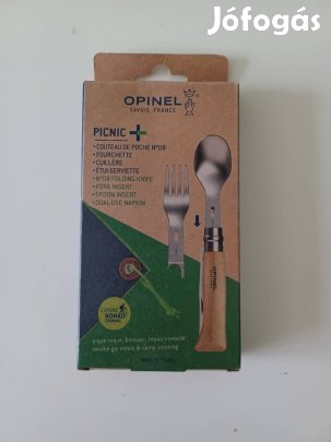 Opinel Picnic Set zsebkés bicska étkészlet 