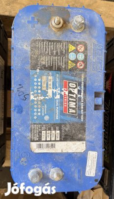 Optima bluetop 75Ah 50% munka akkumulátor 