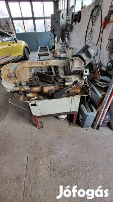 Optimum Fürészgép állvánnyal és görgőkkel