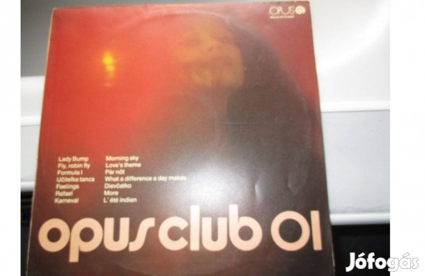 Opus Club 01 diszkó válogatás bakelit hanglemez eladó