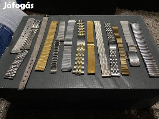 Ora Fém Szíjjak Vegyes használtak   12 Darab . Egyben vihető 