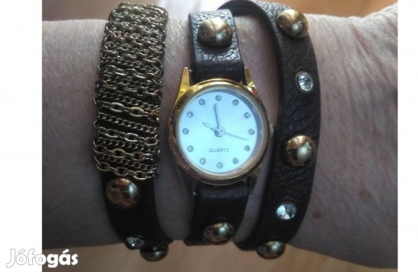 Óra Női karóra fém hosszú szíj karkötő