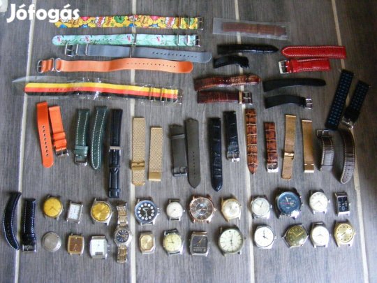 Óracsomag órák óra alkatrész alkatrészek szíj szíjak gyűjtemény csomag