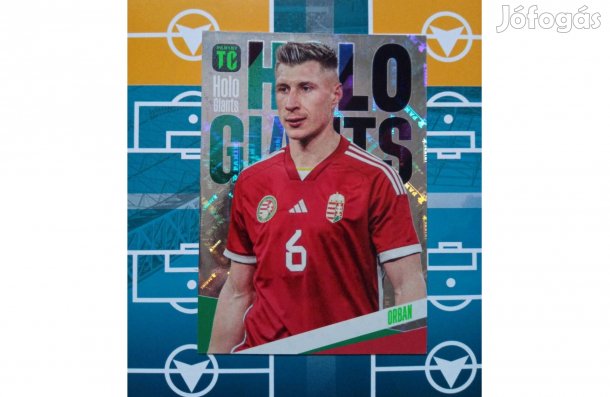 Orbán Willi Magyarország Holo Giant Top Class 2024 focis kártya