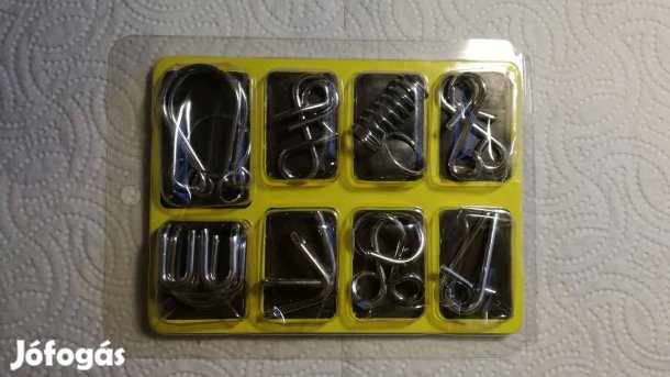 Ördöglakat, 8 darabból álló (fém) készlet eladó!