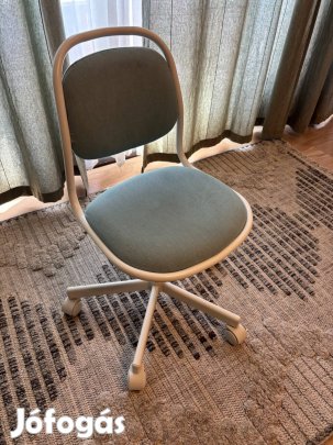 ÖrfjÄLL Gyerekforgószék, fehér/Vissle világoszöld