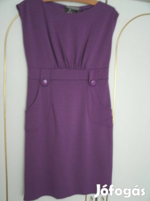 Orgona lila egész ruha . F&F Új Elől 2 zsebbel.hátul karcsúsított
