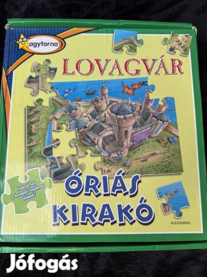 Óriás Lovagvár kirakó + könyv