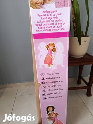 Óriás járni tanuló baba (74 cm) - Eredeti dobozában!