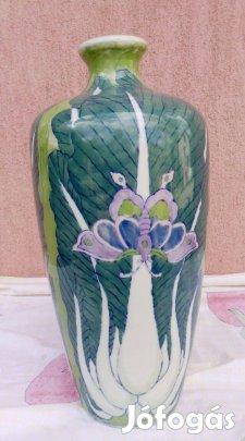 Óriás porcelán lámpaalj különleges pillangós festéssel