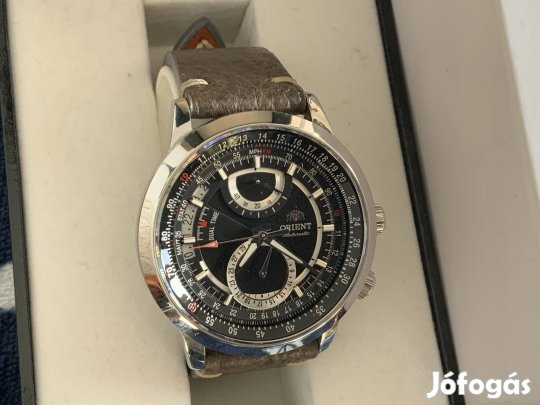 Orient Expoler Dual Time Automata 44.mm óra  acél Zafír Üveges 