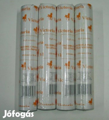 Original Victoria Faxpapírok 4 db