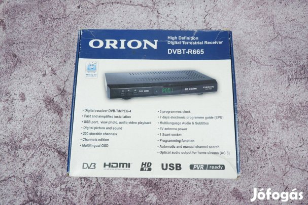 Orion Dvbt-R665 DVB-T digitális vevő set-top box