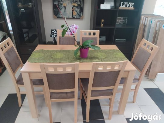 Orion asztal 6 db Melinda székkel