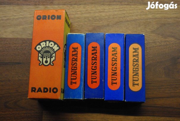 Orion és Tungsram elektroncsövek (NOS) PL36, PCC88, EF89, PCL82, Ey86