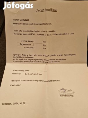 Oris TT1 649-7541 Autómata Titán óra 