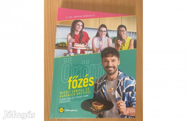 Örömfőzés című Lidl konyha 2024 könyv (új)