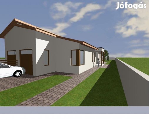 Orosi út kedvelt kertvárosi részén 133 nm-s 3 szoba + nappali ikerház