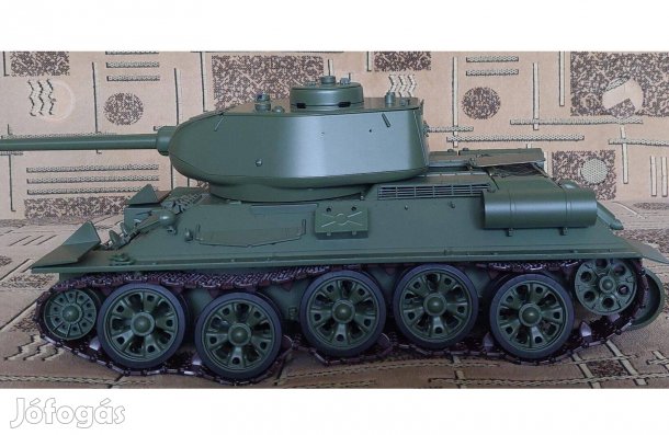 Orosz CCCP T34 T-34 T34-85 Harckocsi Tank fém műanyag modell