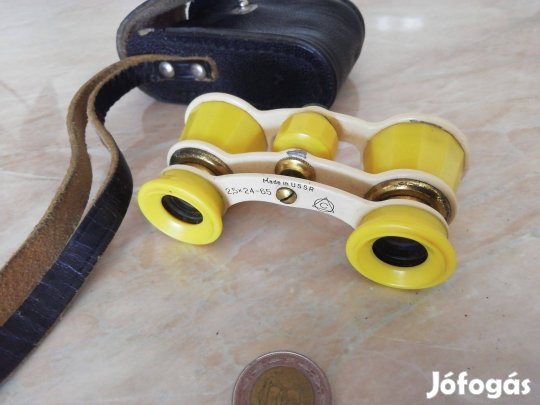 Orosz Szinházi távcső tartójában régi szép jelzet db