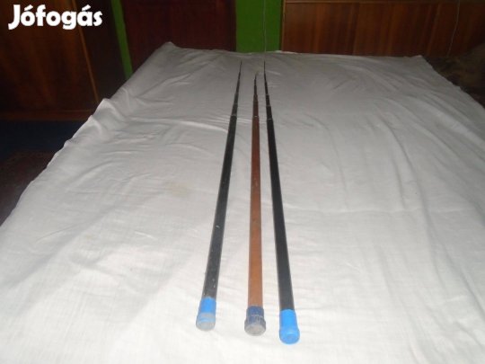 Orosz Textilbakelit horgászbot 3 db egyben