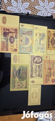 Orosz USSR Army bevonatu bankjegyek