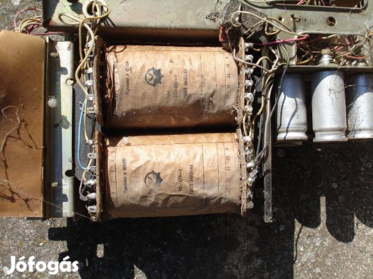 Orosz lámpás színes TV trafó 400VA hiperszil transzformátor tápegység