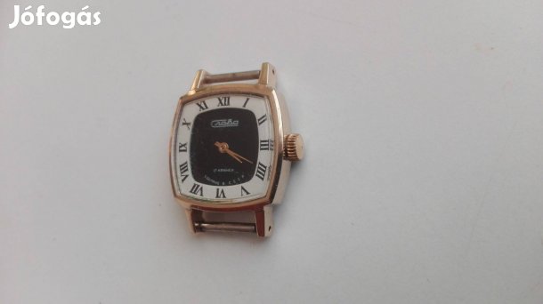 Orosz női régi db Sláva aranyozott karóra ritka db