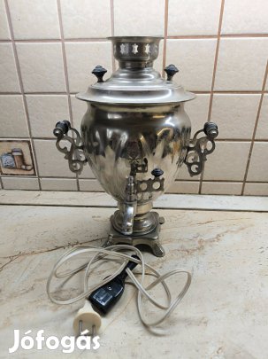 Orosz szamovár, gyönyörű, cirádás, jelzett eladó!