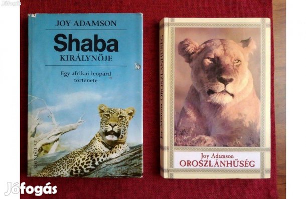 Oroszlánhűség Shaba Királynője Joy Adamson Sok mást is hirdetek