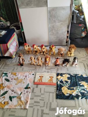 Oroszlánkirály plüss csomagtimon Pomba Mufasa Kion Zordon Simba Plüss