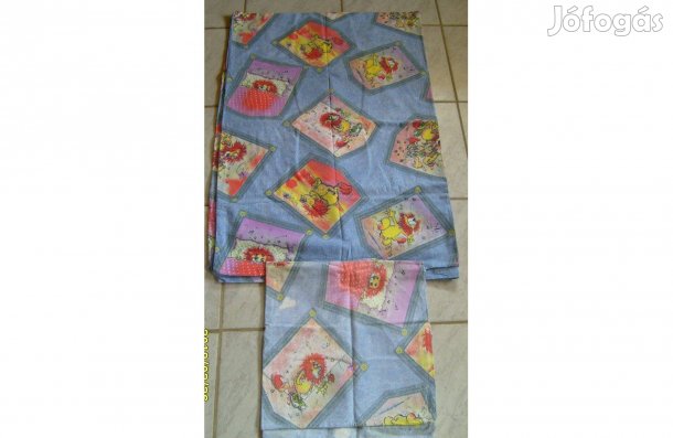 Oroszlános ágynemű, farmer zsebes, 2 részes