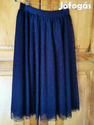 Orsay kék pöttyös tüll szoknya