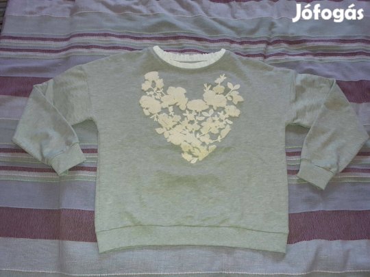 Orsay női csinos szürke pulóver S-es, új